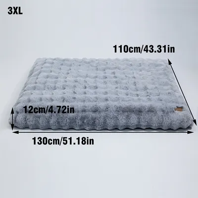 BINGOPAW Panier pour Chien Coussin Chien Tapis Matelas Gris BINGOPAW Panier pour Chien Coussin Chien Tapis Matelas Gris