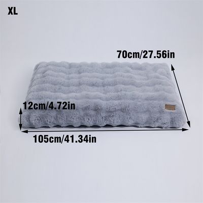 BINGOPAW Panier pour Chien Coussin Chien Tapis Matelas Gris