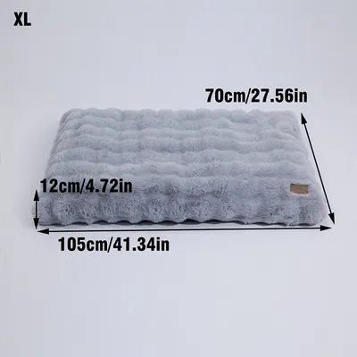 BINGOPAW Panier pour Chien Coussin Chien Tapis Matelas Gris BINGOPAW Panier pour Chien Coussin Chien Tapis Matelas Gris