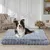 BINGOPAW Panier pour Chien Coussin Chien Tapis Matelas Gris BINGOPAW Panier pour Chien Coussin Chien Tapis Matelas Gris