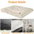 BINGOPAW Panier pour Chien Coussin Chien Tapis Matelas Beige BINGOPAW Panier pour Chien Coussin Chien Tapis Matelas Beige