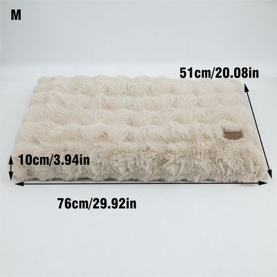 BINGOPAW Panier pour Chien Coussin Chien Tapis Matelas Beige