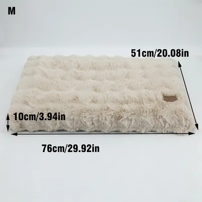 BINGOPAW Panier pour Chien Coussin Chien Tapis Matelas Beige BINGOPAW Panier pour Chien Coussin Chien Tapis Matelas Beige