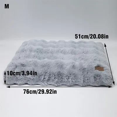 BINGOPAW Panier pour Chien Coussin Chien Tapis Matelas Gris BINGOPAW Panier pour Chien Coussin Chien Tapis Matelas Gris