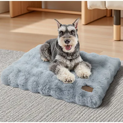 BINGOPAW Panier pour Chien Coussin Chien Tapis Matelas Gris BINGOPAW Panier pour Chien Coussin Chien Tapis Matelas Gris