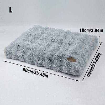 BINGOPAW Panier pour Chien Coussin Chien Tapis Matelas Gris
