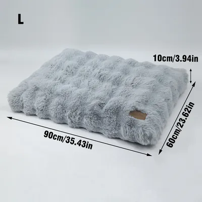 BINGOPAW Panier pour Chien Coussin Chien Tapis Matelas Gris BINGOPAW Panier pour Chien Coussin Chien Tapis Matelas Gris