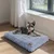 BINGOPAW Panier pour Chien Coussin Chien Tapis Matelas Gris BINGOPAW Panier pour Chien Coussin Chien Tapis Matelas Gris