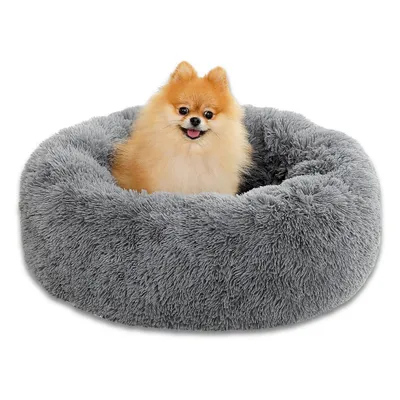 Best For Pets Fluffy Paws Pet Bed Plush Donut Dog Bed
