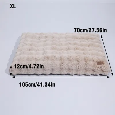 BINGOPAW Panier pour Chien Coussin Chien Tapis Matelas Beige BINGOPAW Panier pour Chien Coussin Chien Tapis Matelas Beige
