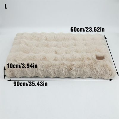BINGOPAW Panier pour Chien Coussin Chien Tapis Matelas Beige