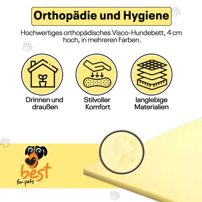 Best For Pets Pet Bed Ortho-Medic Visco Best For Pets Pet Bed Ortho-Medic Visco