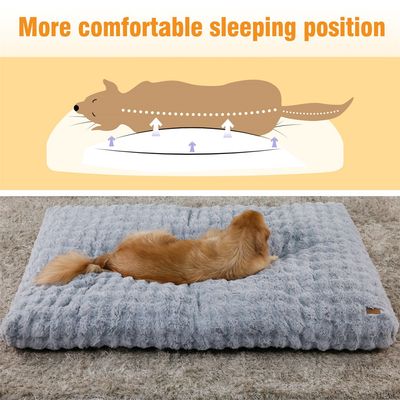 BINGOPAW Panier pour Chien Coussin Chien Tapis Matelas Gris