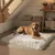 BINGOPAW Panier pour Chien Coussin Chien Tapis Matelas Beige BINGOPAW Panier pour Chien Coussin Chien Tapis Matelas Beige