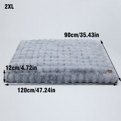 BINGOPAW Panier pour Chien Coussin Chien Tapis Matelas Gris