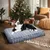 BINGOPAW Panier pour Chien Coussin Chien Tapis Matelas Gris BINGOPAW Panier pour Chien Coussin Chien Tapis Matelas Gris