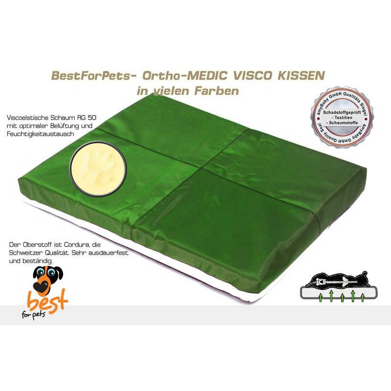Best For Pets Dog Bed Ortho-Medic Visco