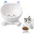 KPYTE Gamelle surélevée pour chat inclinable
