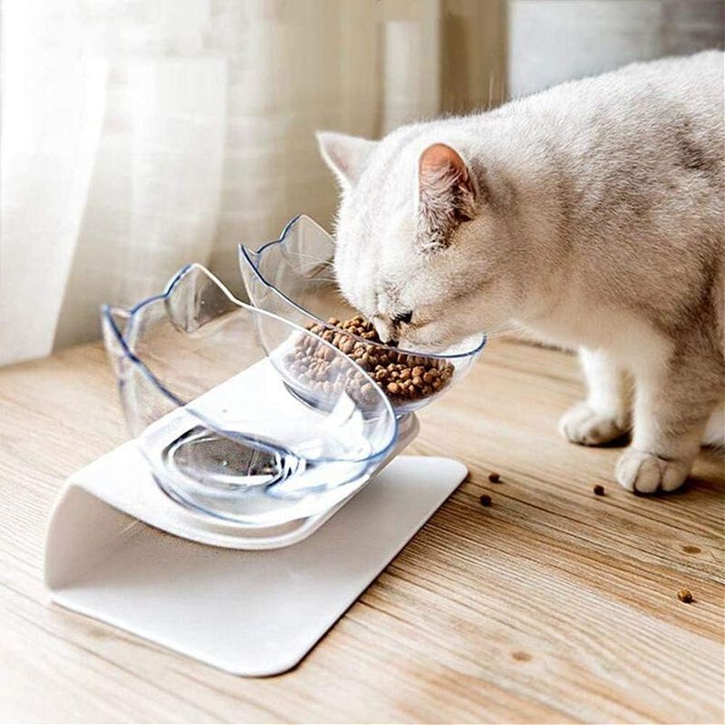 KPYTE Gamelle double surélevée pour chat
