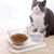 KPYTE Gamelle double surélevée pour chat