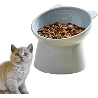 KPYTE Gamelle inclinée pour chat avec protection du cou
