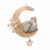 FurryFusion Balançoire perroquet en forme de lune