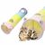 FurryFusion Tunnel pliable pour chat avec oreilles de chat