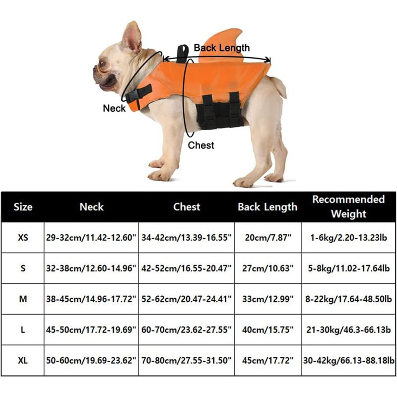Reitlaze Maillot de bain gilet de sauvetage pour chien