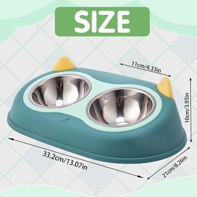 Gamelle surélevée amovible pour chat