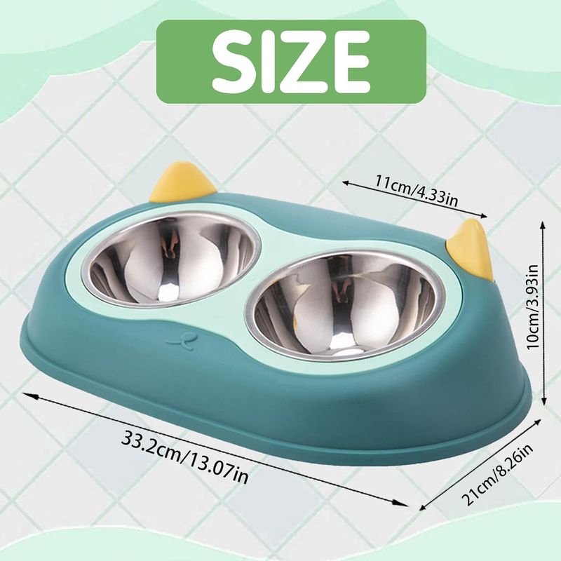 Gamelle surélevée amovible pour chat