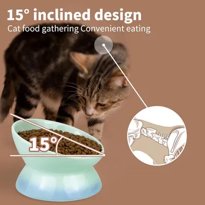 Gamelle pour chat en céramique