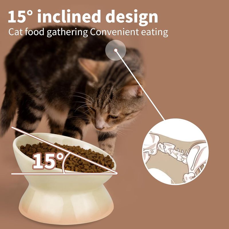 Gamelle pour chat en céramique