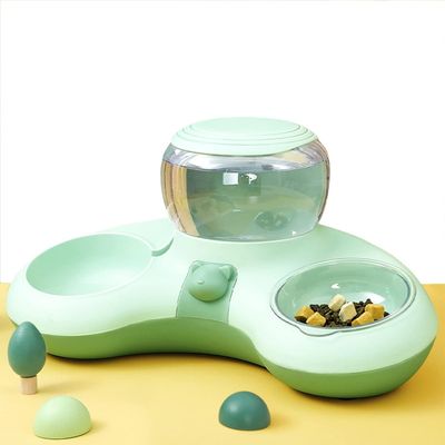 Mangeoire pour chat avec distributeur d'eau