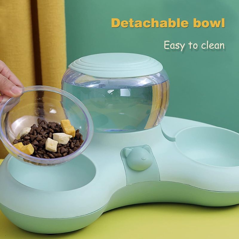 Mangeoire pour chat avec distributeur d'eau