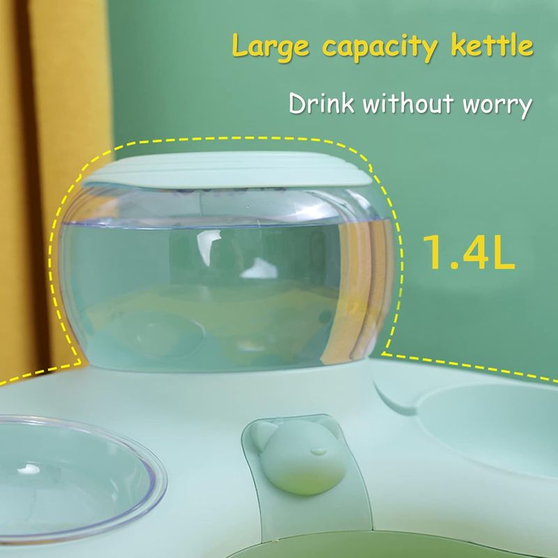 Mangeoire pour chat avec distributeur d'eau