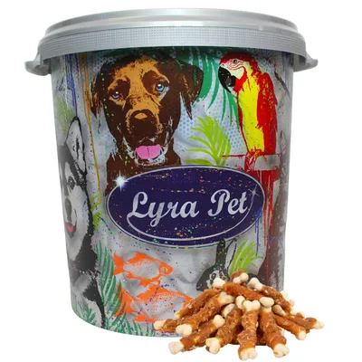 Lyra Pet® Os calcique avec lamelles de poitrine de poulet