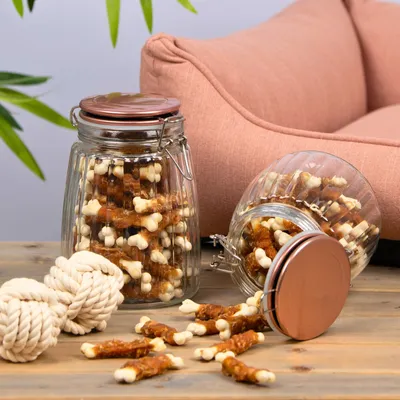 Lyra Pet® Os calcique avec lamelles de poitrine de poulet