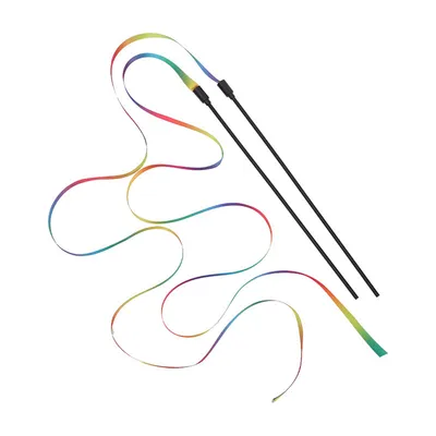 IntiMeg Bâton à chat rigolo - Arc-en-ciel