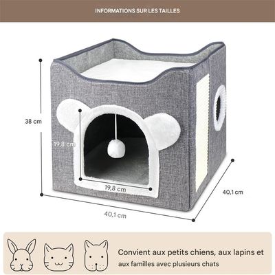IntiMeg Casa plegable para gatos