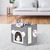 IntiMeg Maison niche pliable pour chat