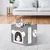 IntiMeg Maison niche pliable pour chat IntiMeg Maison niche pliable pour chat