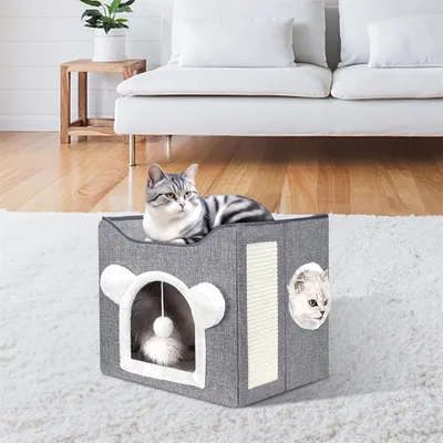 IntiMeg Maison niche pliable pour chat IntiMeg Maison niche pliable pour chat