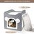 IntiMeg Maison niche pliable pour chat