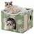 IntiMeg Lit niche pour chat d'intérieur IntiMeg Lit niche pour chat d'intérieur