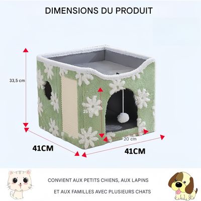 IntiMeg Cama/rincón para gatos de interior