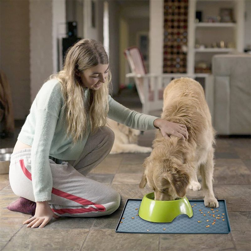 IntiMeg Tapis de repas pour chiens et chats