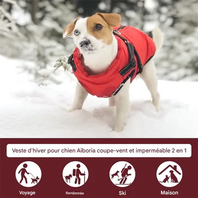 IntiMeg 2-in-1-Wintermantel für kleine Hunde IntiMeg 2-in-1-Wintermantel für kleine Hunde