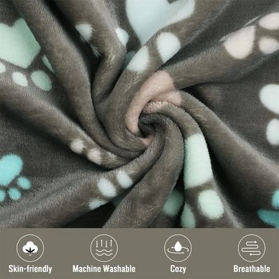 IntiMeg Couverture en peluche ultra - souple 3 pièces pour chien et chat