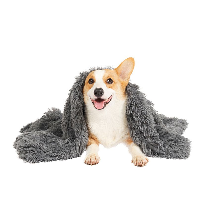 IntiMeg Couverture moelleuse en peluche pour chien