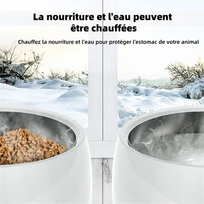IntiMeg Gamelle chauffante pour chien et chat